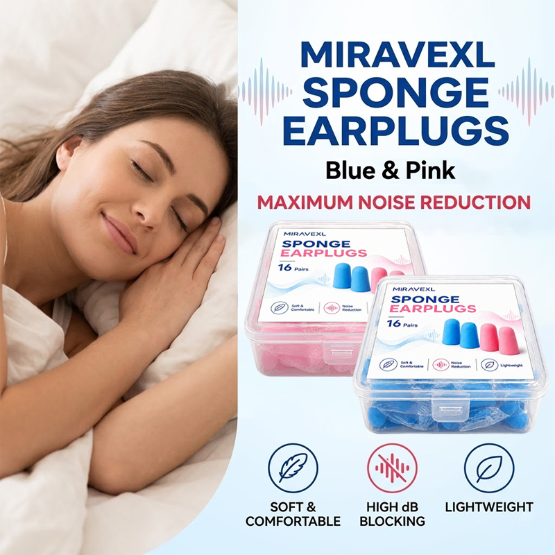 Sound Dampening Foam - Comfortable Soft Foam Earplugs Efficient Noise
