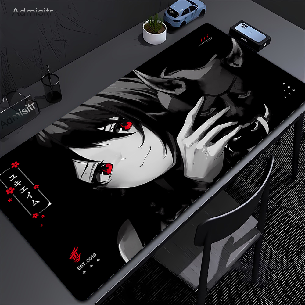 Esports Gaming Stocks - Anime Mask Girl Mouse Pad YUki