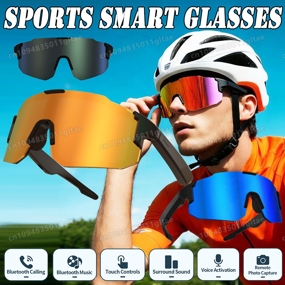 Esports Gaming Video - Cycling Smart Glasses Camera Bluetooth Call
