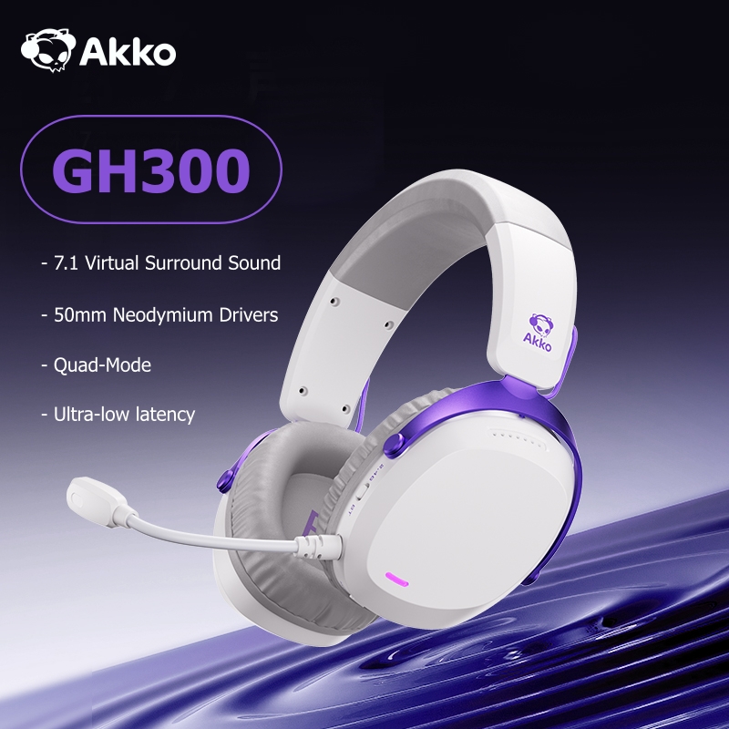 Esports Gaming Video - Akko GH300 Headset 7.1 Virtual Surround