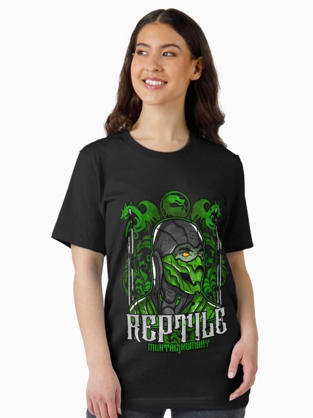 Mortal Kombat Reptile Portrait - Esports Gaming Shirts recension och pris