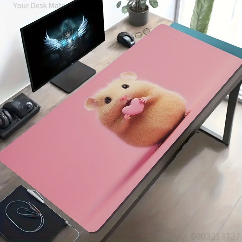 Hamster Hug Heart Pink Backgro - Esports Gaming Background recension och pris