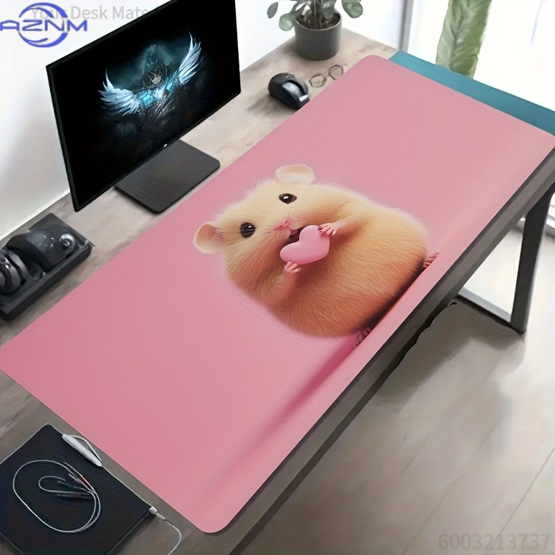 Hamster Hug Heart Pink Backgro - Esports Gaming Background recension och pris