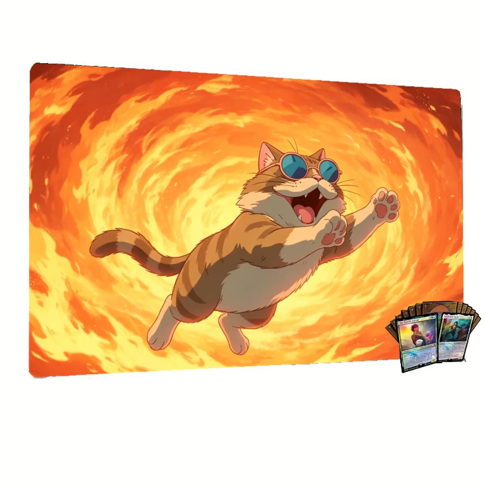 Funny Cat Background Large Gam - Esports Gaming Background recension och pris