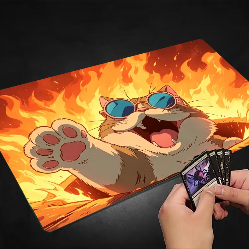 Funny Cat Background Large Gam - Esports Gaming Background recension och pris