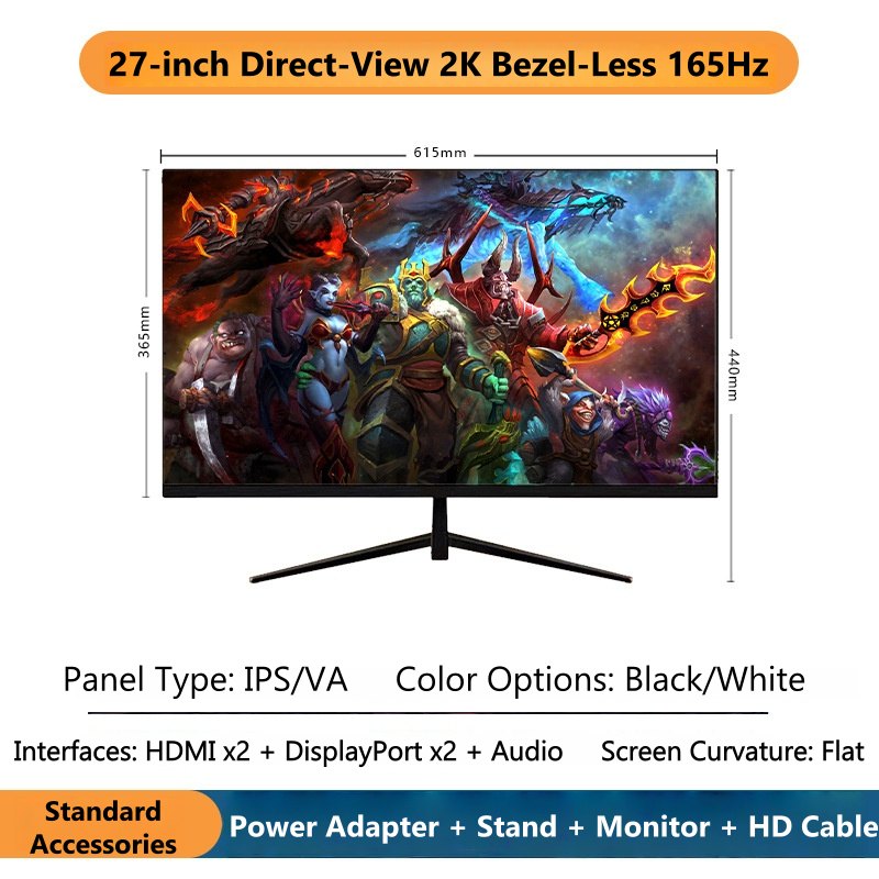 27 Inch 2K Curved Gaming Monit - Gaming X Esports recension och pris