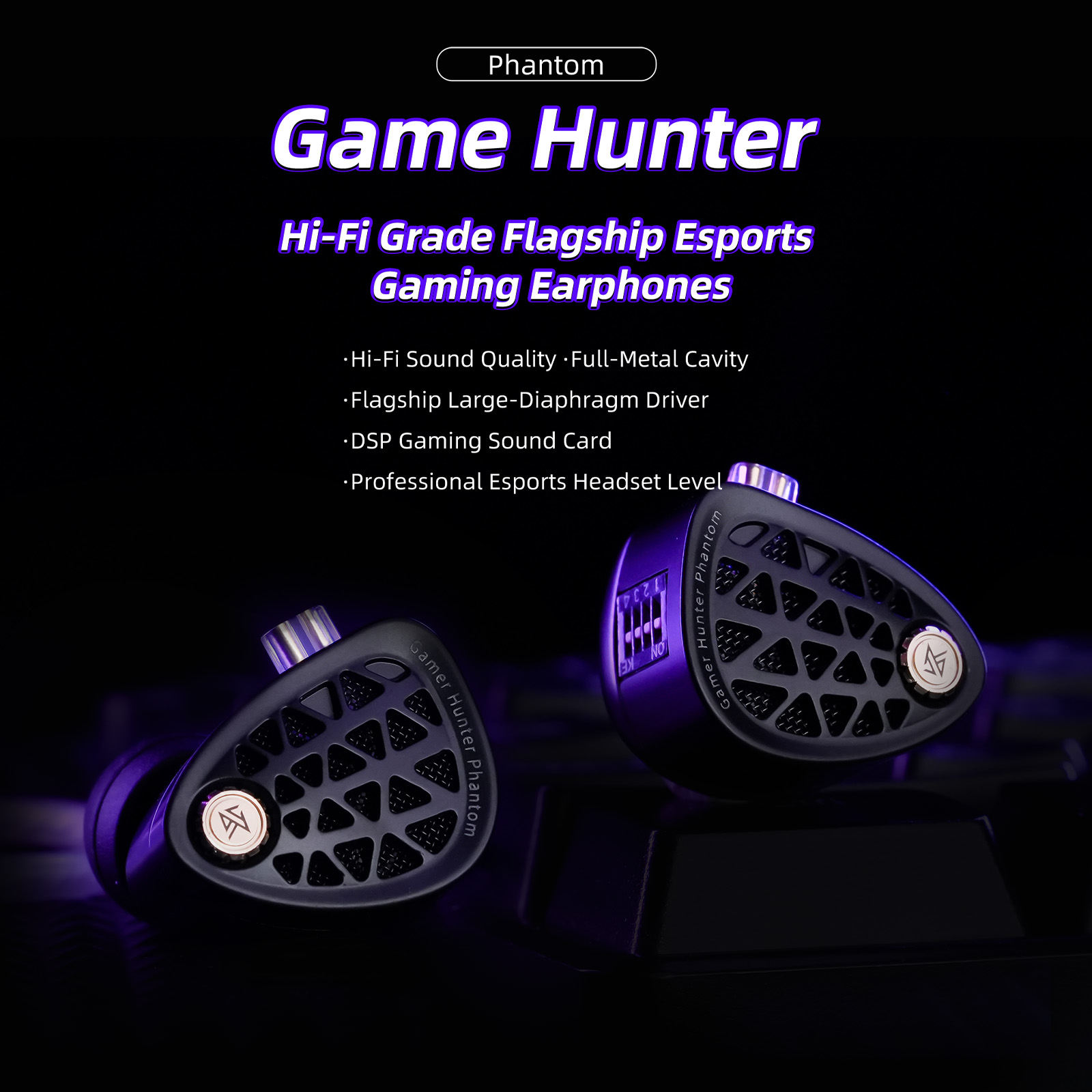 KZ Phantom HiFi Grade Flagship - Esports Gaming Video recension och pris
