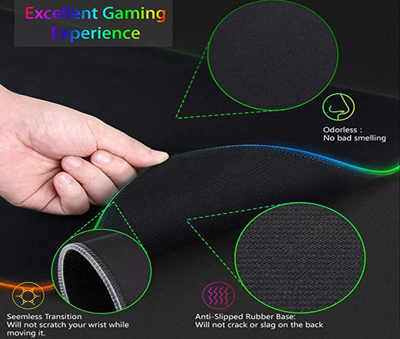 RGB XXL HD Printing Gaming Mat - Esports Pc Gaming recension och pris