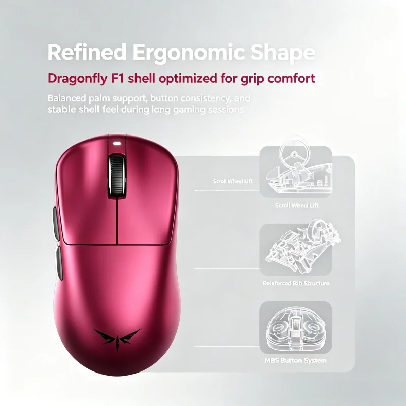 VGN Dragonfly F1 V5 Wireless G - Esports Pc Gaming recension och pris