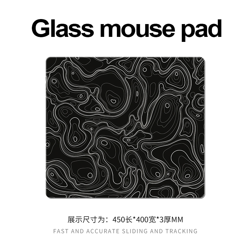 Photovoltaic Glass Gaming Mous - Esports Gaming Pad recension och pris