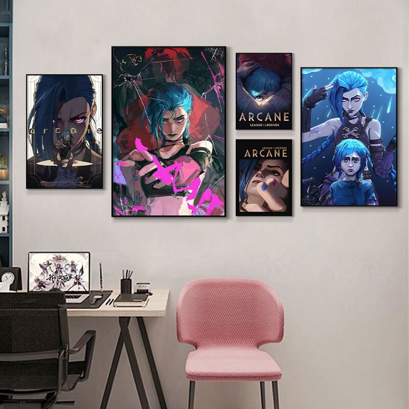 Arcane Jinx Close-Up Poster Un - Esports Gaming Stocks recension och pris