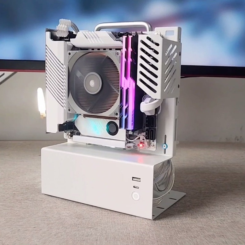 Open Frame Mini PC Case  Gamin - Esports Gaming Pc Build recension och pris