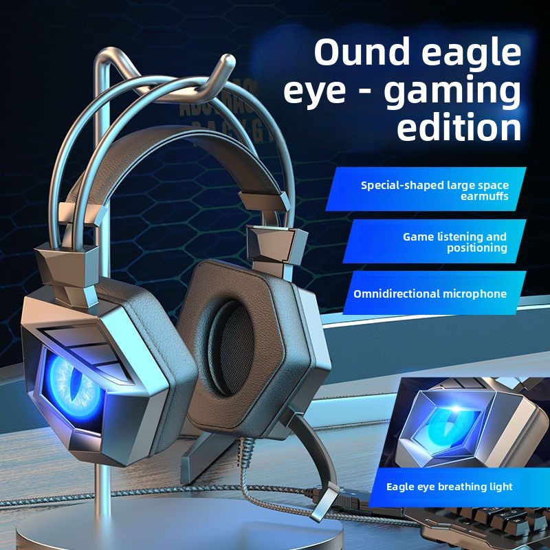 Custom Over-Ear Wired Headphon - Esports Gaming Video recension och pris