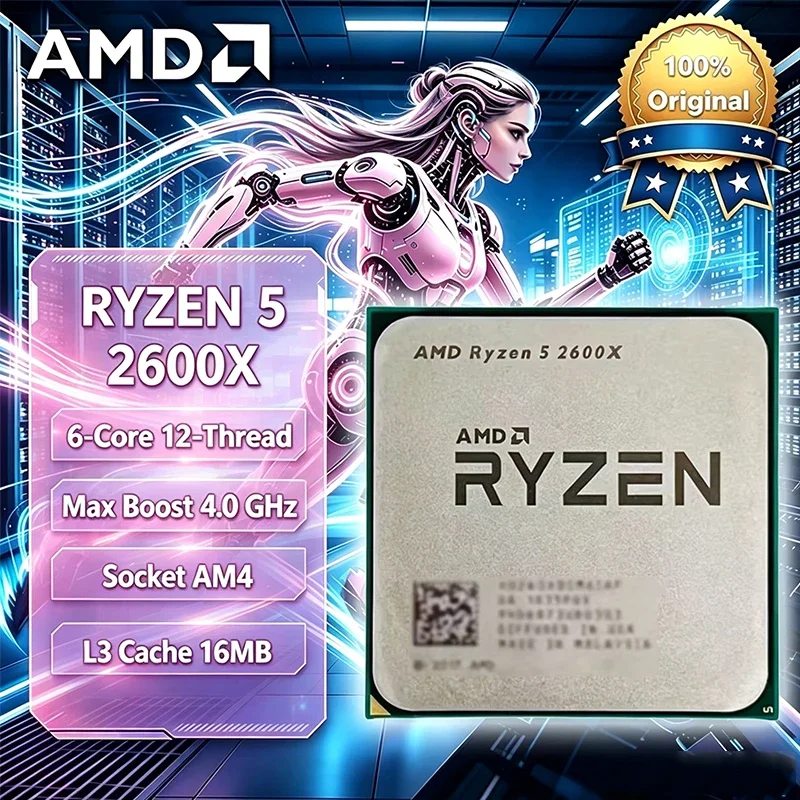 AMD R5 2600X 12nm AM4 Desktop  - Esports Pc Gaming recension och pris