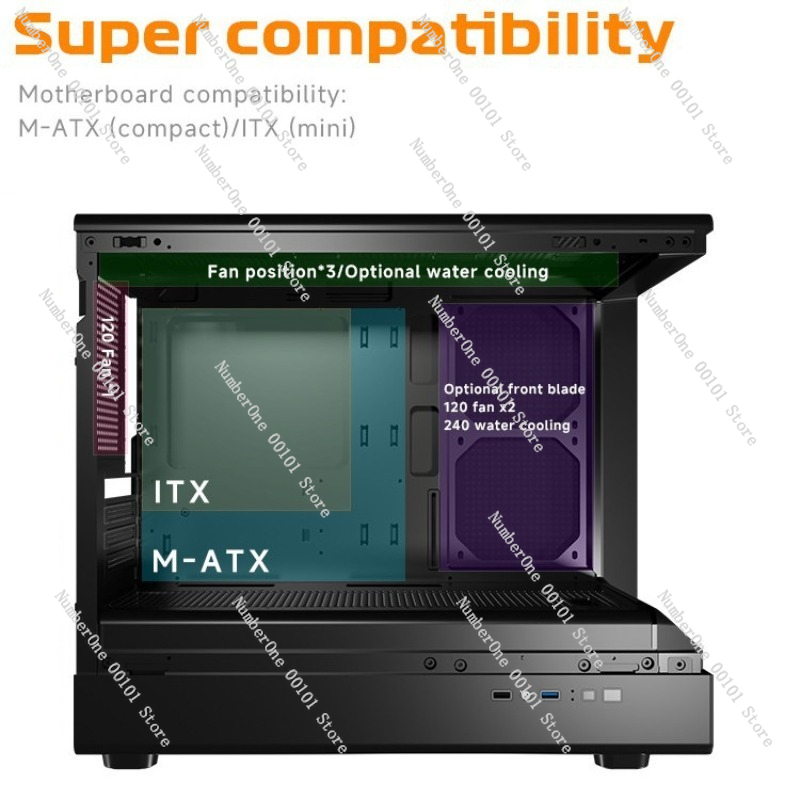 Panoramic Tempered Glass Gamin - Esports Gaming Pc Build recension och pris
