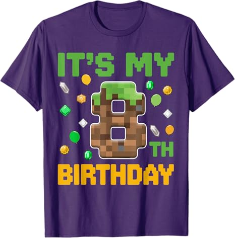 Birthday Boy It's My 8th Birth - Esports Gaming Shirts recension och pris
