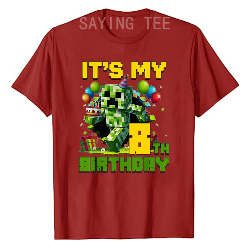 Birthday Boy It's My 8th Birth - Esports Gaming Shirts recension och pris